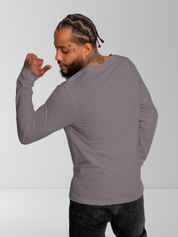 Stone Grey Relax Fit Full T-shirt men
