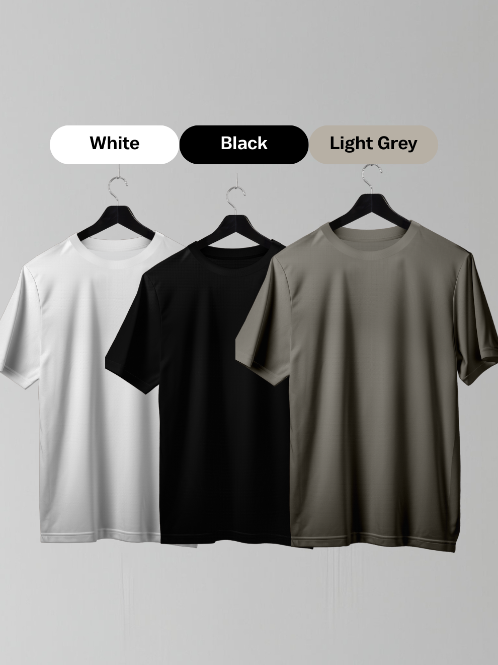 Pick Any 4- Plain T-shirt Combo