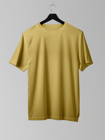 Apricot Yellow Sports T-shirt men