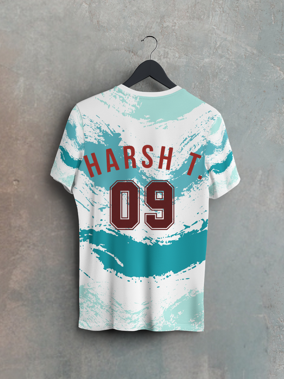 Badminton Jersey customized with Name and logo