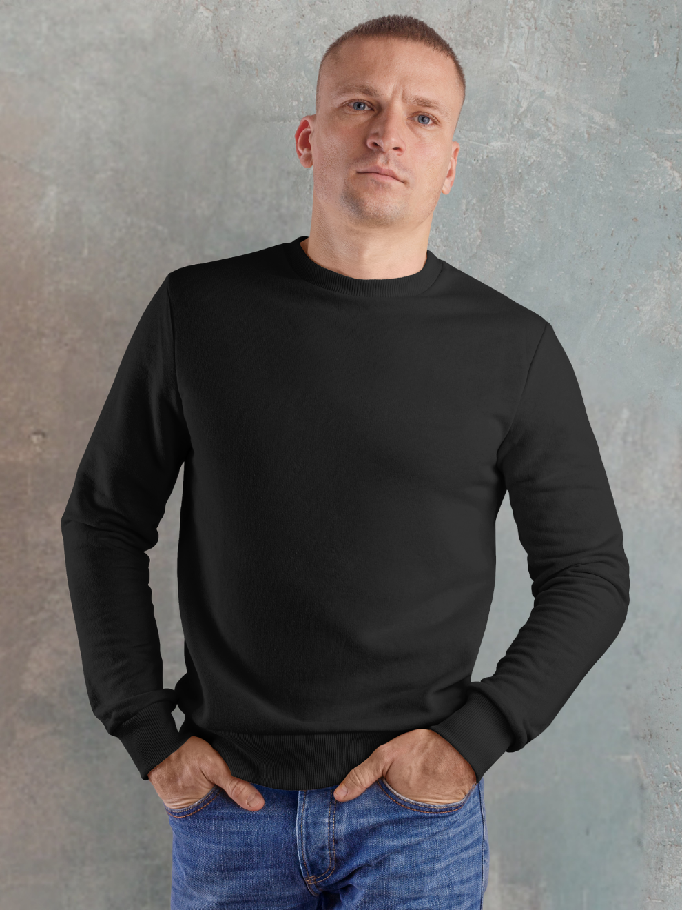 Black Sweatshirt for men