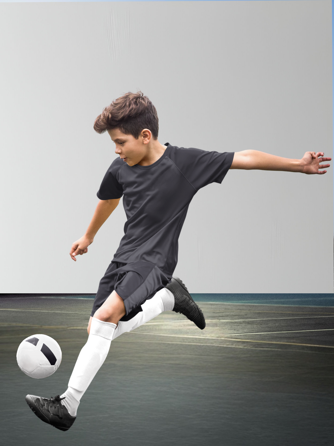 Black Sports T shirt for Boy