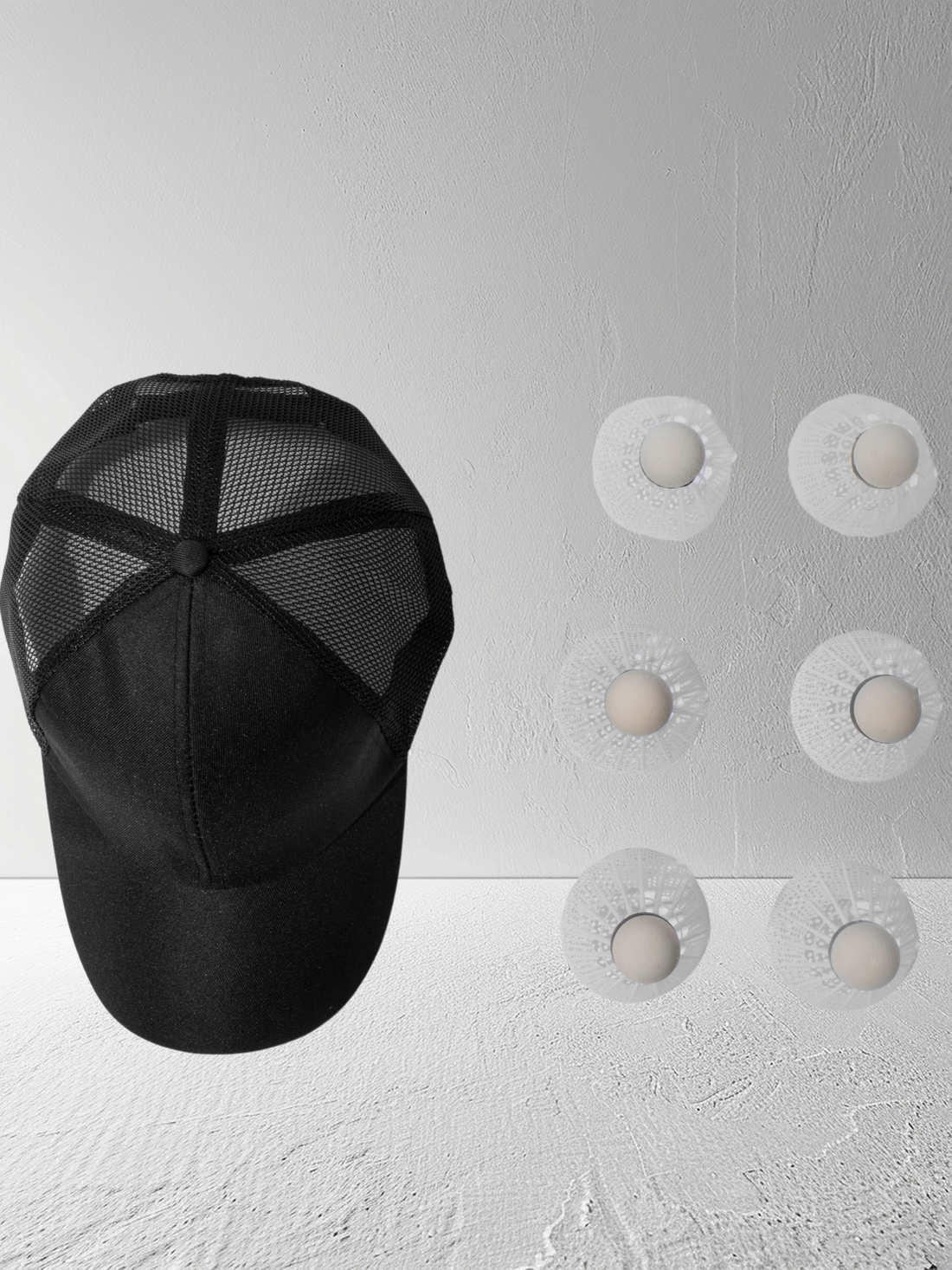 Unisex Training Black Sports Cap