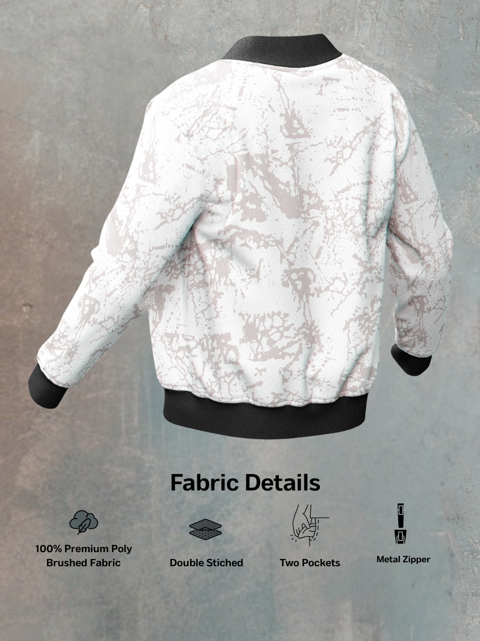 Stone Grey Dust Grid Pattern Slim Fit Sports Jacket