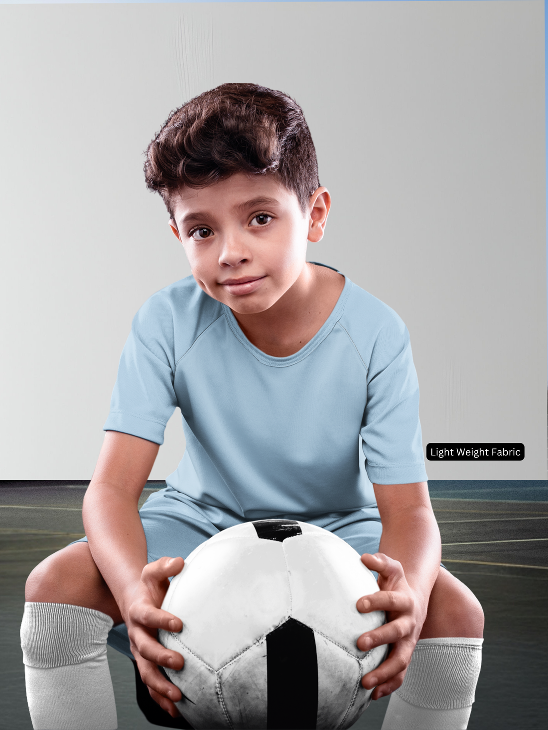 Capri Blue Sports T shirt for Boy