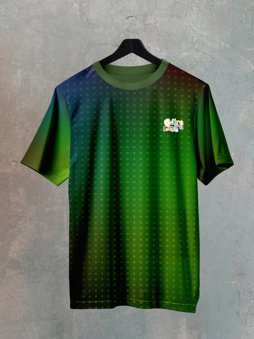 Customized Name Printed T- Shirt Logo Front