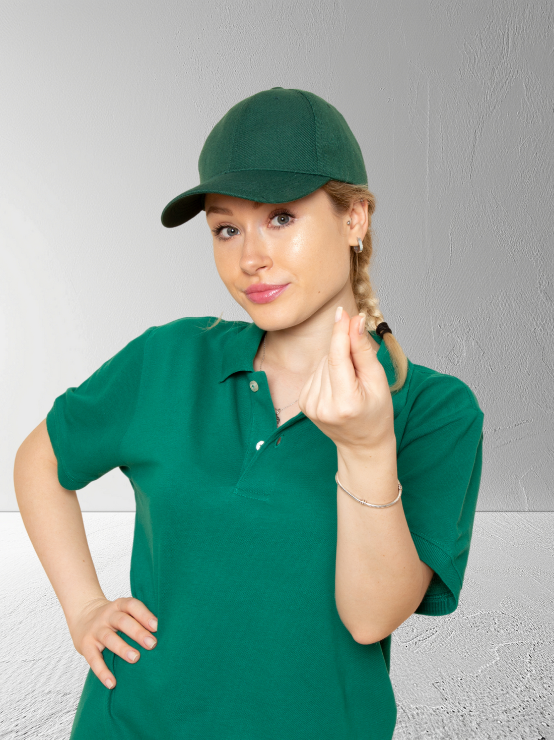 Green Unisex Baseball Cap