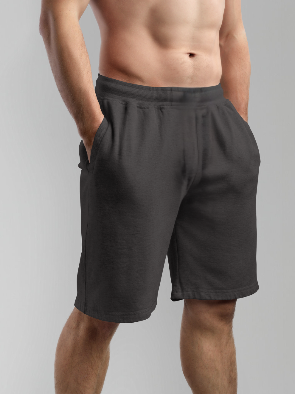 Green Relaxed Fit Sports Shorts men
