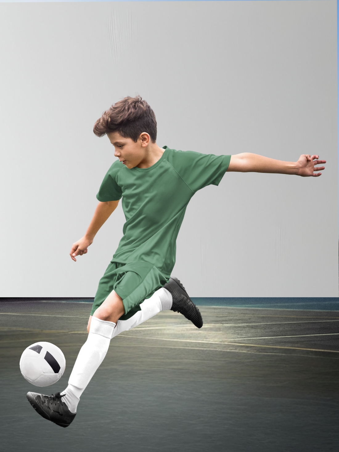Hunter Green Sports T shirt for Boy