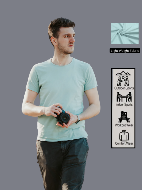 Lake Green Sports T-shirt men
