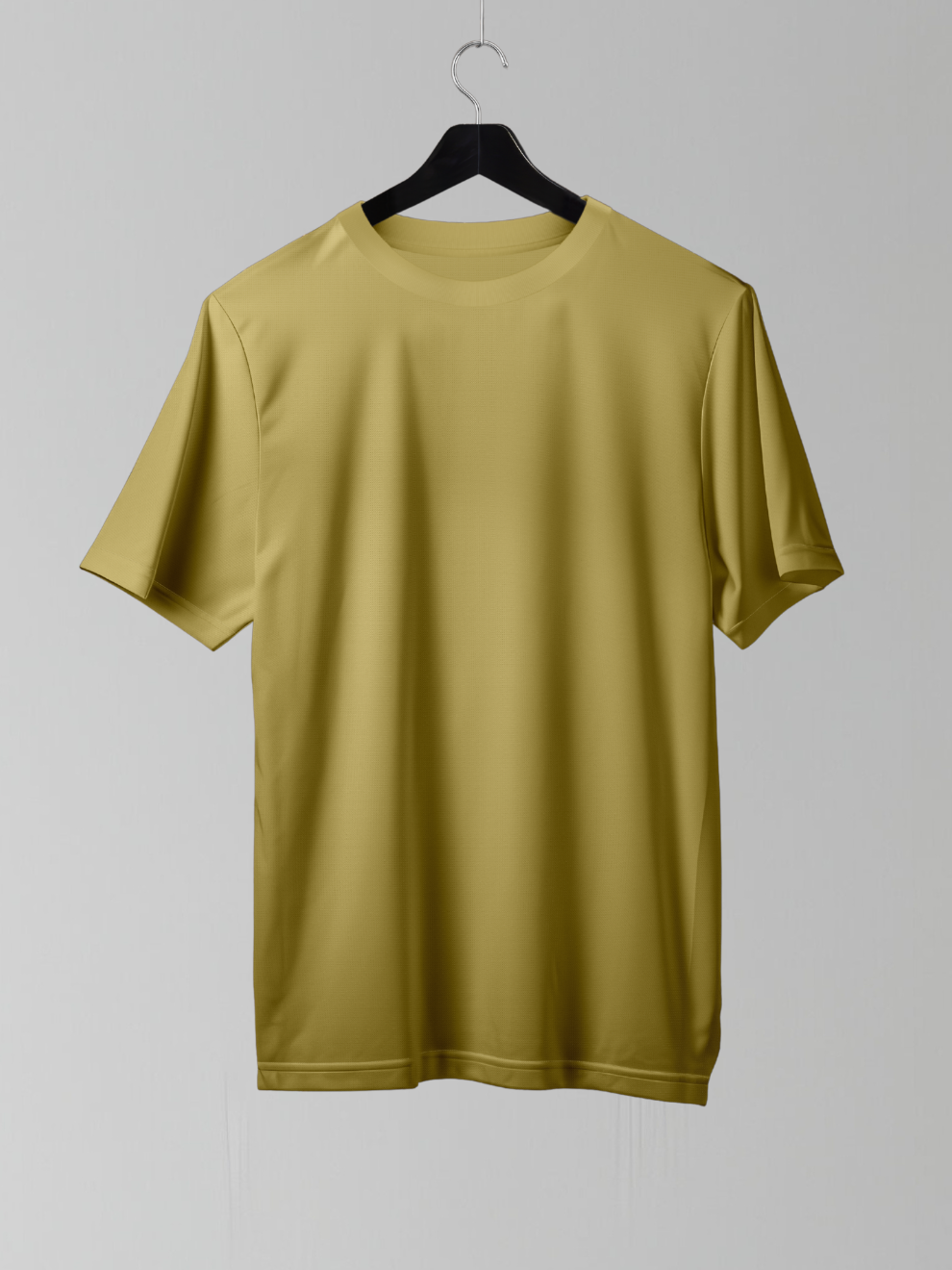Mustard Yellow Sports T-shirt men