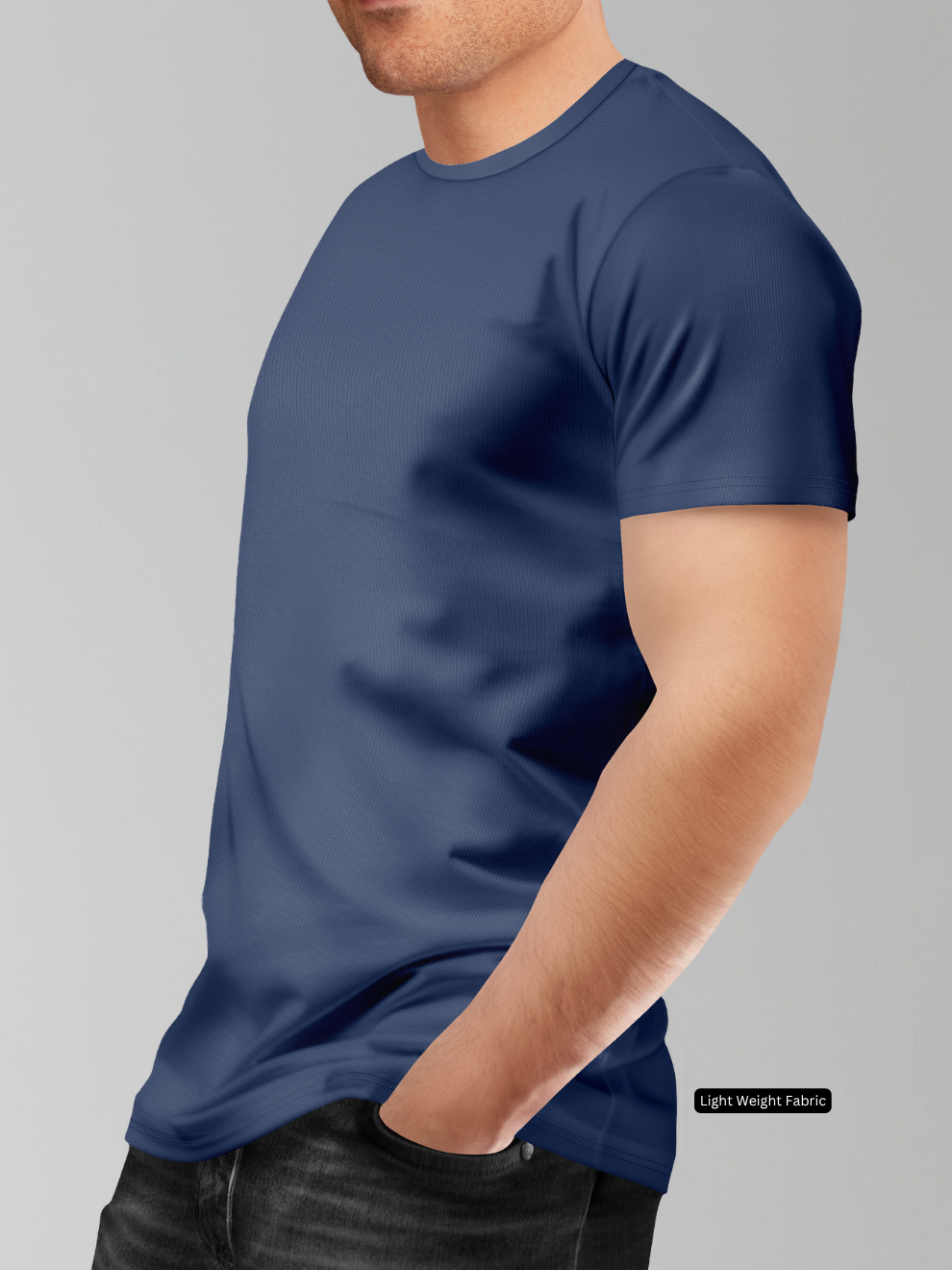 Navy Blue Sports T-shirt men