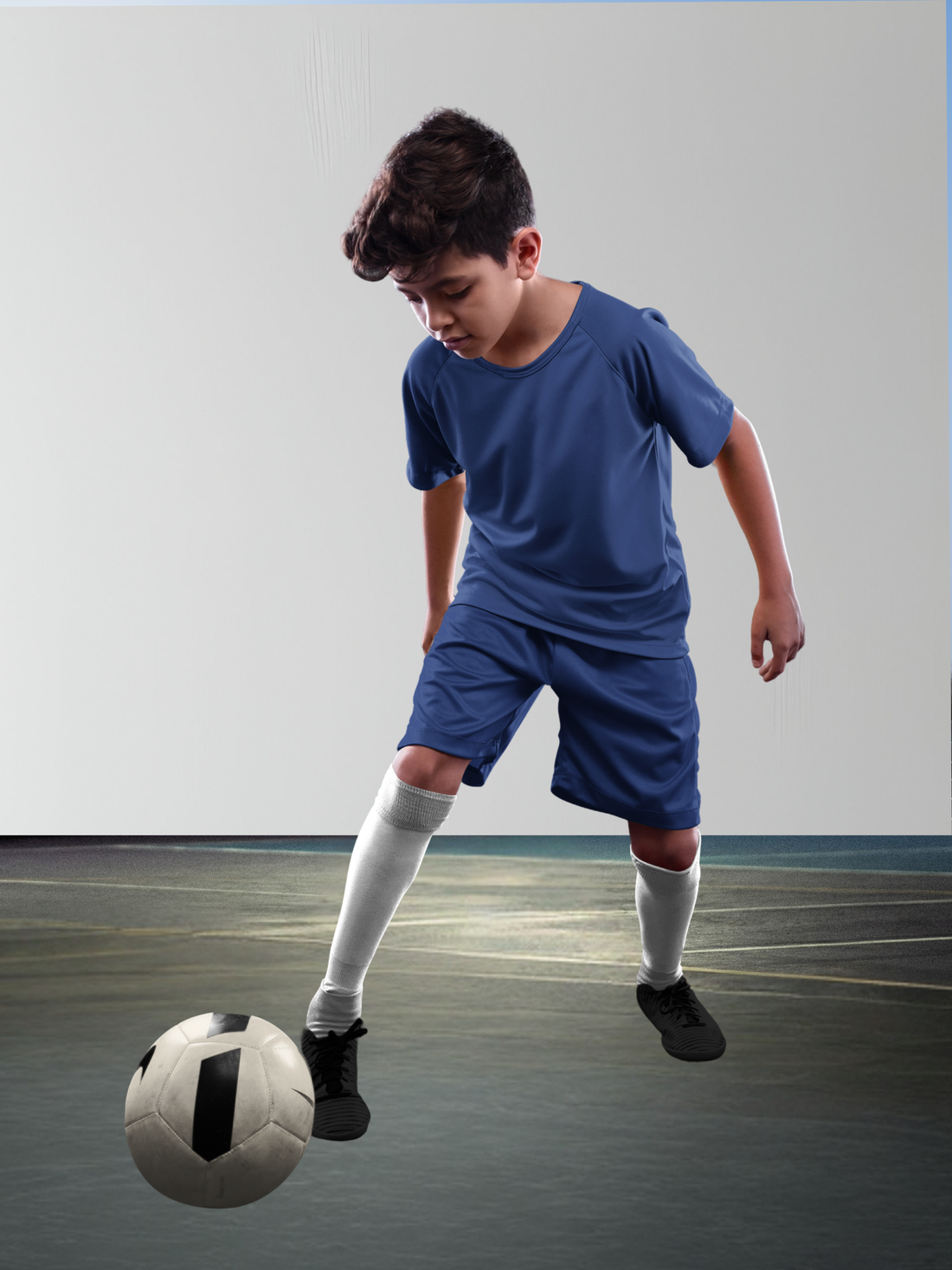 Navy Blue Sports T shirt for Boy