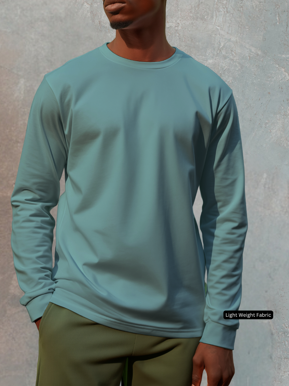 Pine Green Relax Fit Full T-shirt men