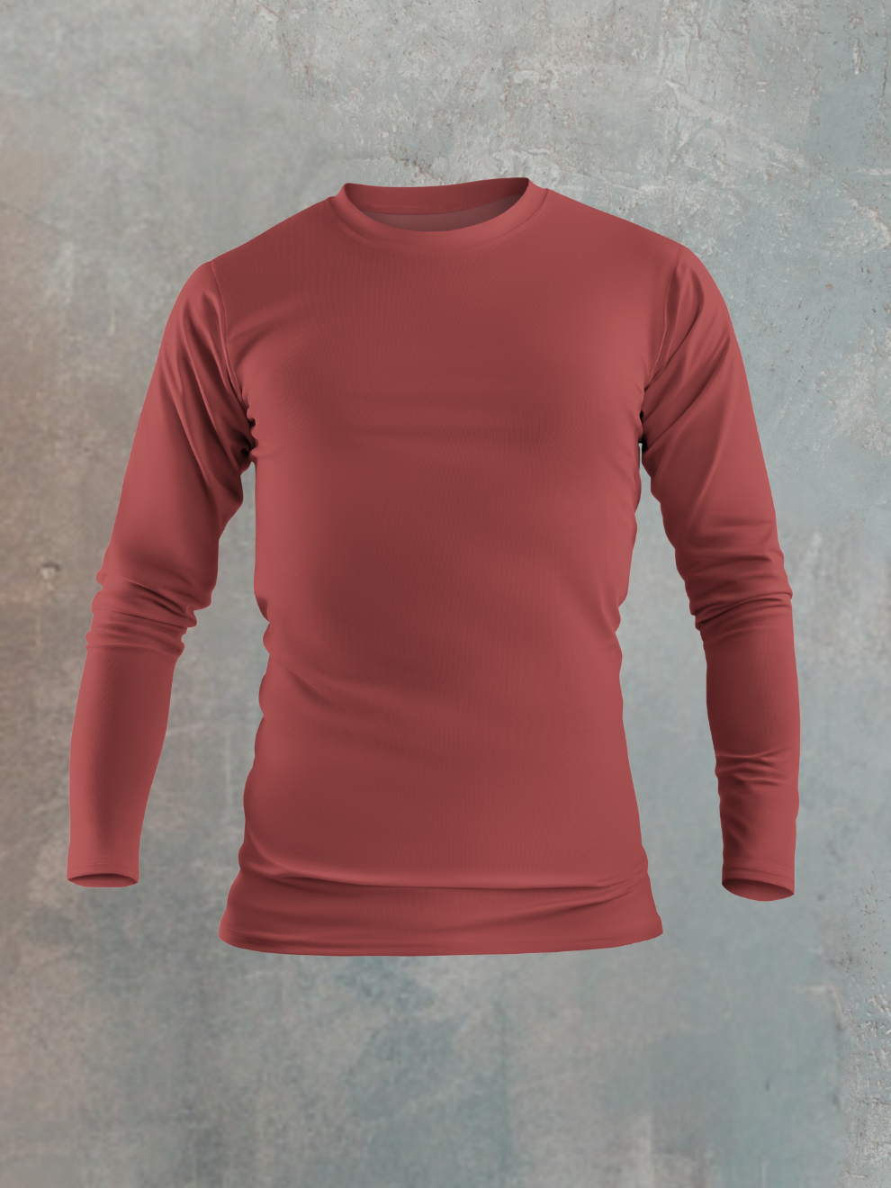 Red Relax Fit Sports Full T-shirt men