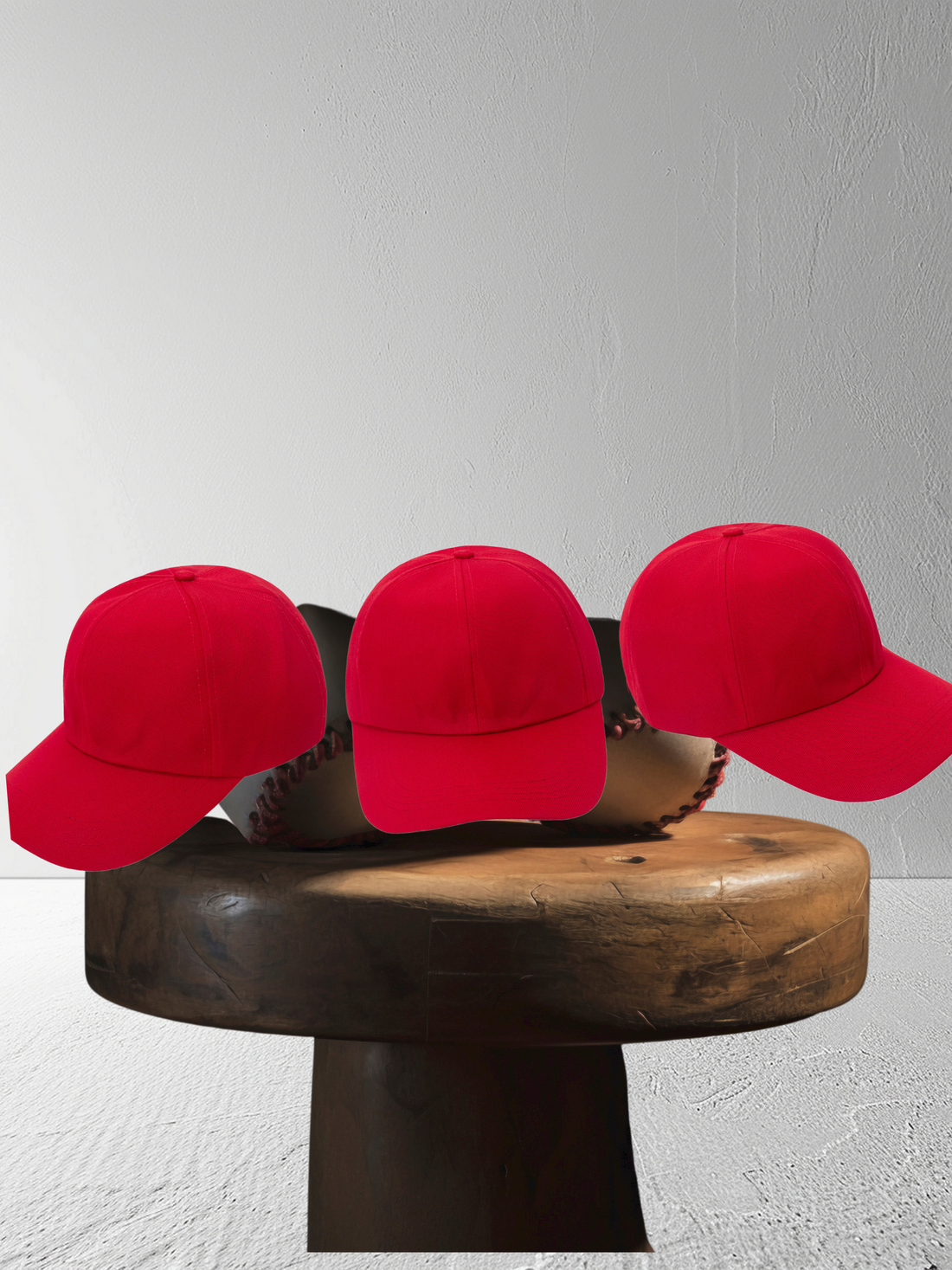 Red Unisex Baseball Cap