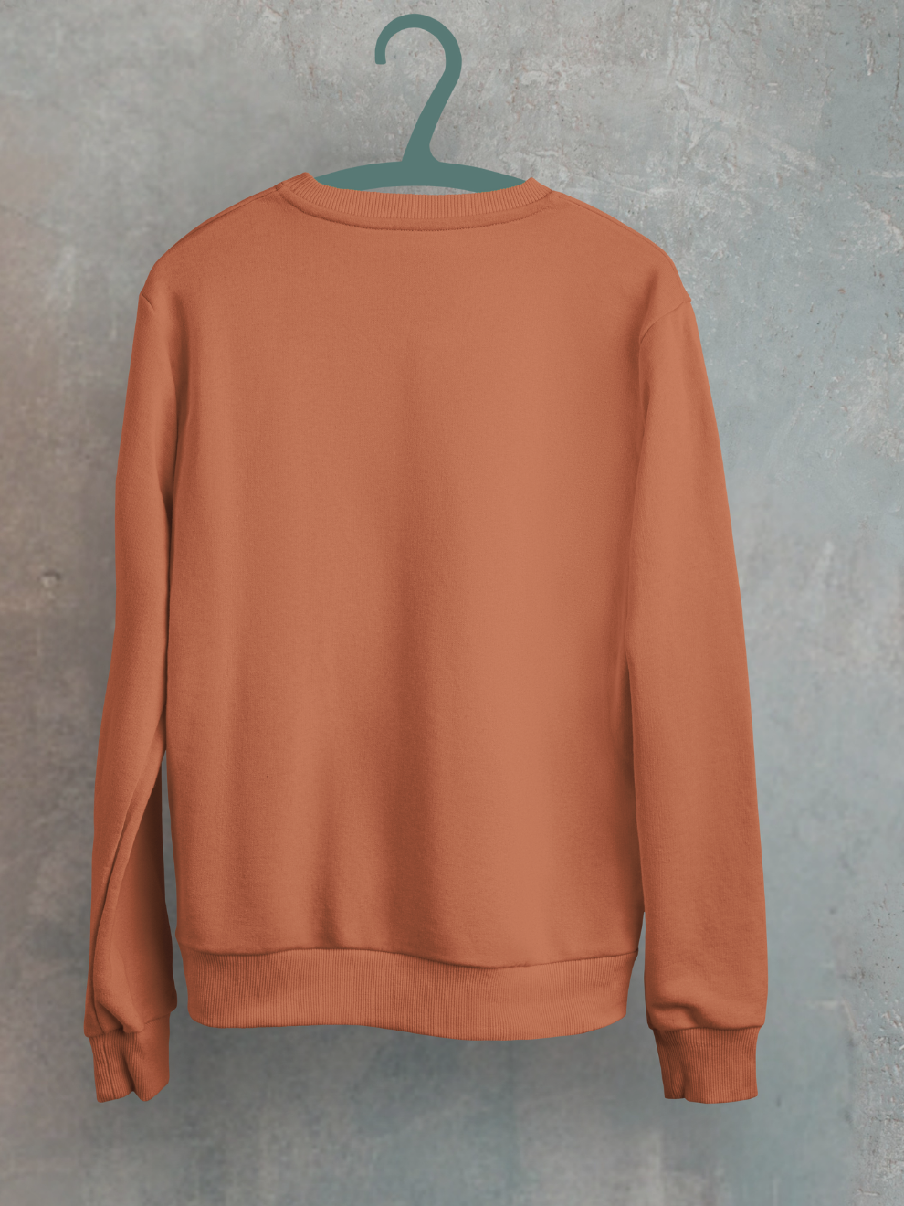 Coral Red Sweatshirt for men